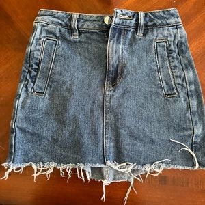 PAC sun denim cut skirt size 23
